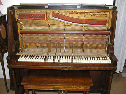 1910 Emerson 55" Upright Piano